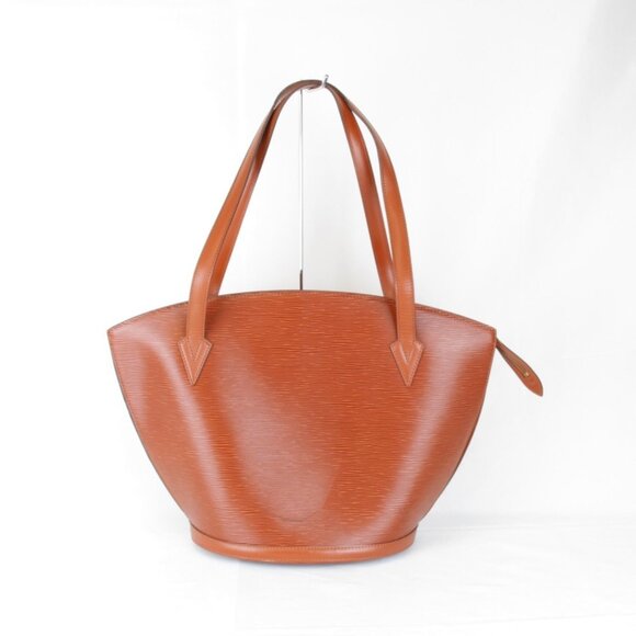 LOUIS VUITTON Brown Leather Tote Bag - Picture 1 of 10